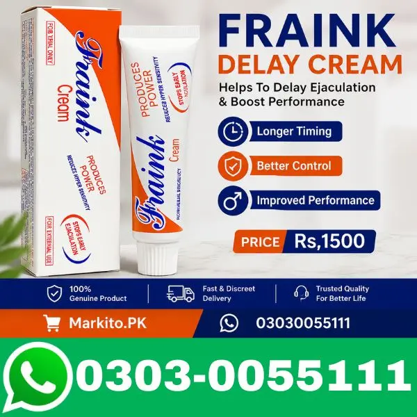 Fraink Delay Cream Price in Pakistan