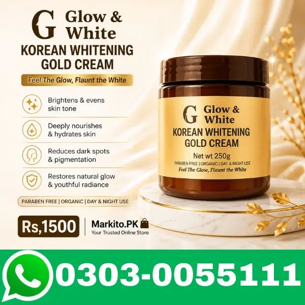 Glow & White Korean Whitening Gold Cream