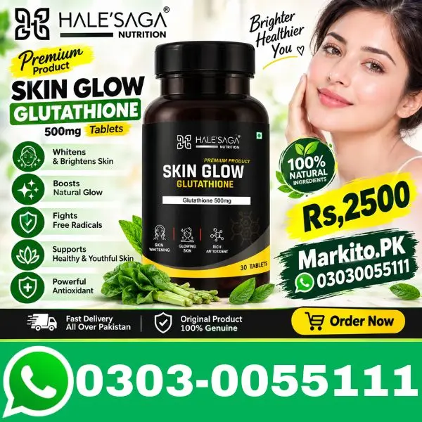 Halesaga L-Glutathione Skin Glow Tablets