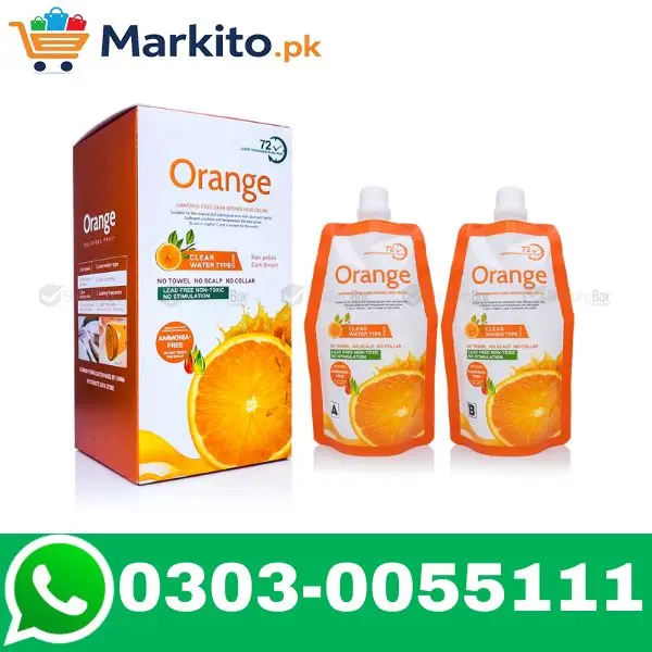 Orange Hair Color Dark Brown Price in Pakistan