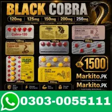 Black Cobra 120mg 125mg 150mg 200mg 250mg Price in Pakistan