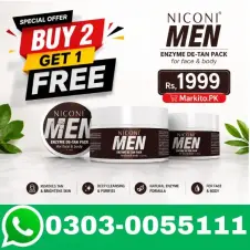 Buy Niconi Men Enzyme De Tan Pack Cream 