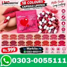 LMG Broths 18 Colours Capsule Lipstick Pack 18 Shades Lipstick Set