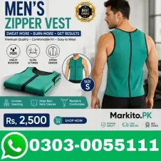 Mens Zipper Vest in Pakistan