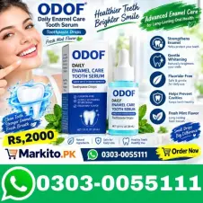 ODOF Daily Enamel Care Tooth Serum Toothpaste Drops Fresh Mint 