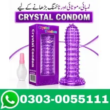 Silicone Sleeve Crystal Condom