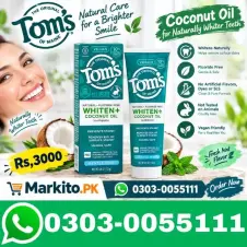 Toms of Maine Whiten+ Coconut Oil Natural Toothpaste