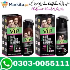 Vip Hair Color Shampoo Natural Black Brown
