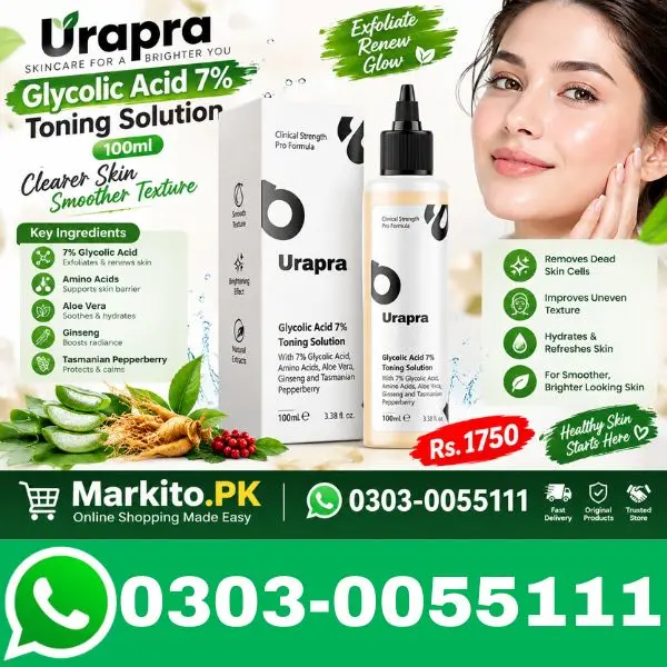 Urapra Glycolic Acid 7% Toning Solution