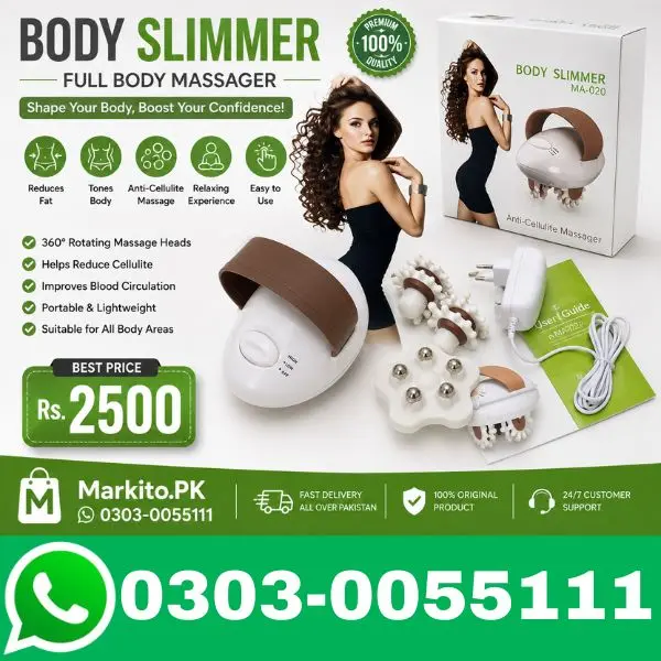 White Full Body Slimmer Massager